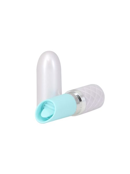 Pillow Talk - Lusty Luxurious Flickering Massager Teal - 4