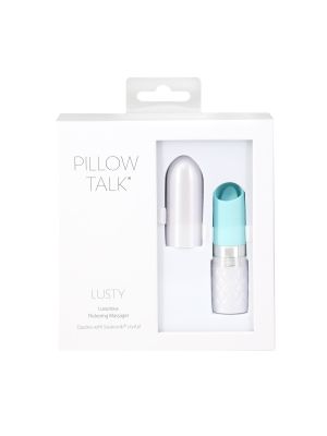 Pillow Talk - Lusty Luxurious Flickering Massager Teal