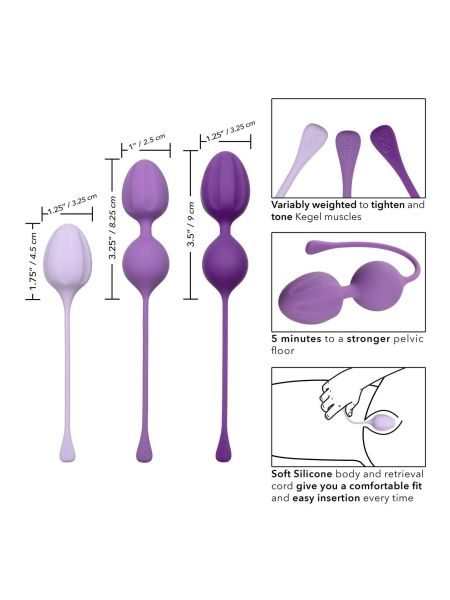 Kegel Training 3 Pcs Purple - 3