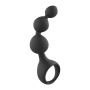 Koraliki analne A&E Triple Prostate Probe Black - 5