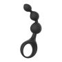 Koraliki analne A&E Triple Prostate Probe Black - 7