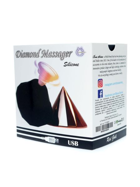 Powietrzny masażer łechtaczki Boss Series Diamond Air Massager - 2