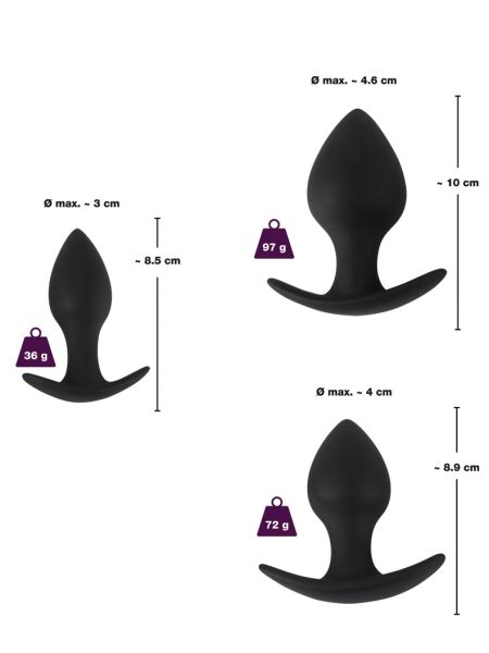 Zestaw gumowych silikonowych korków zatyczek plug - 13