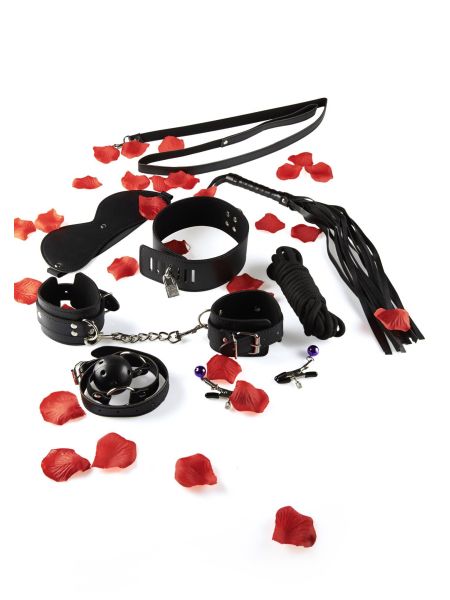 Akcesoria bdsm bondage zestaw komplet 8 elementów - 4