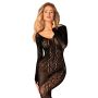 Bodystocking wężowy wzór seks otwarty krok S/M/L - 2