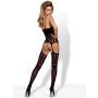 Seksowne bodystocking uwodzące siatka obsessive S/M/L - 3