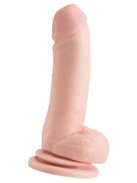 Gruby realistyczny penis dildo z żyłkami 20,7 cm - 4