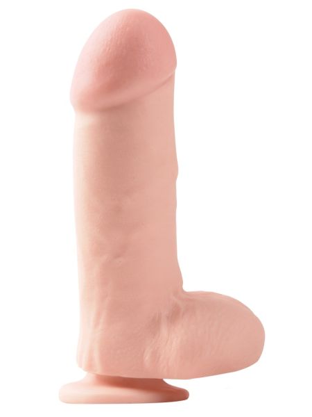 Grube realistyczne dildo miękkie silikonowe 20 cm - 3