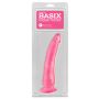 Różowe silikonowe żylaste dildo przyssawka 17,5cm - 2