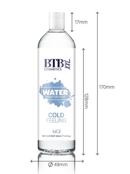 BTB WATER BASED COLD FEELING LUBRICANT 250ML - 3