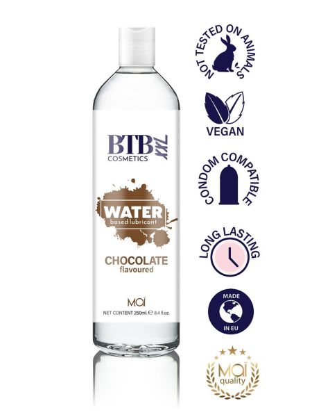 BTB WATER BASED FLAVORED CHOCOLAT LUBRICANT 250ML - 2