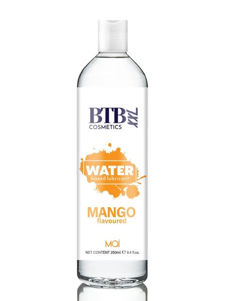 BTB WATER BASED FLAVORED MANGO LUBRICANT 250ML