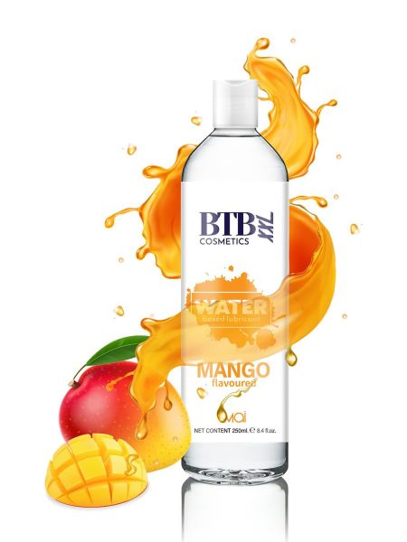 BTB WATER BASED FLAVORED MANGO LUBRICANT 250ML - 4