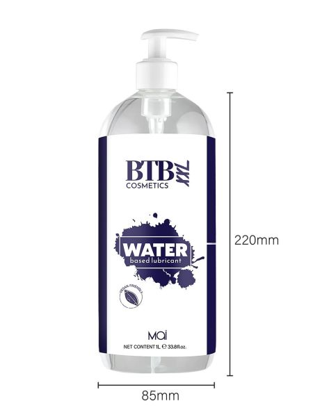 BTB WATER BASED LUBRICANT 1000ML - 3