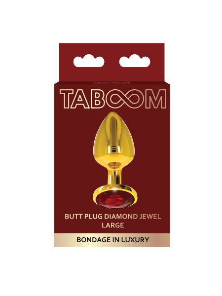 Butt Plug With Diamand Jewel L - 2