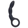 Czarne dildo analne korek analny z uchwytem 13,5cm - 4