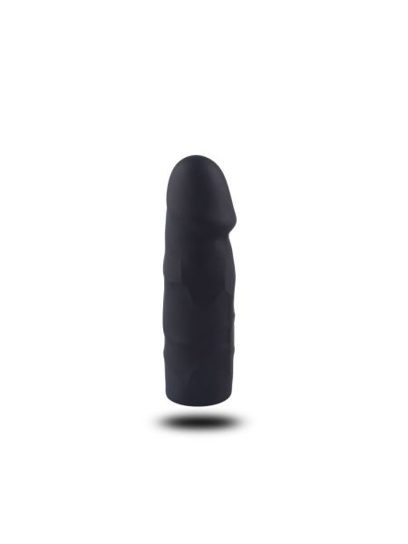 Czarne majtki strap-on z silikonowym dildo 10 cm - 6