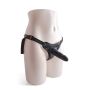 Czarne majtki strap-on z silikonowym dildo 10 cm - 2