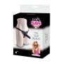 Czarne majtki strap-on z silikonowym dildo 10 cm - 8