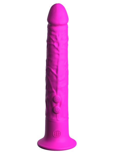 Długie dildo z grubą końcówką i przyssawką 19 cm - 5