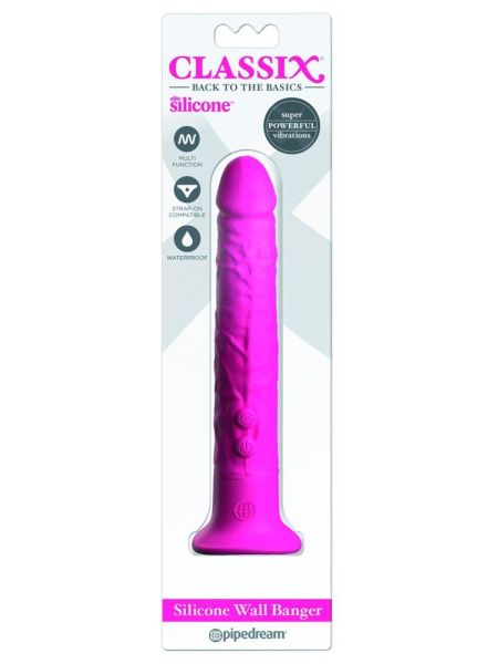 Długie dildo z grubą końcówką i przyssawką 19 cm - 2