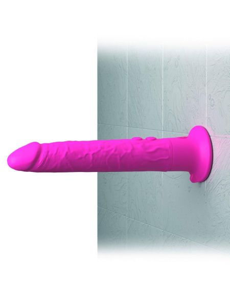 Długie dildo z grubą końcówką i przyssawką 19 cm - 8