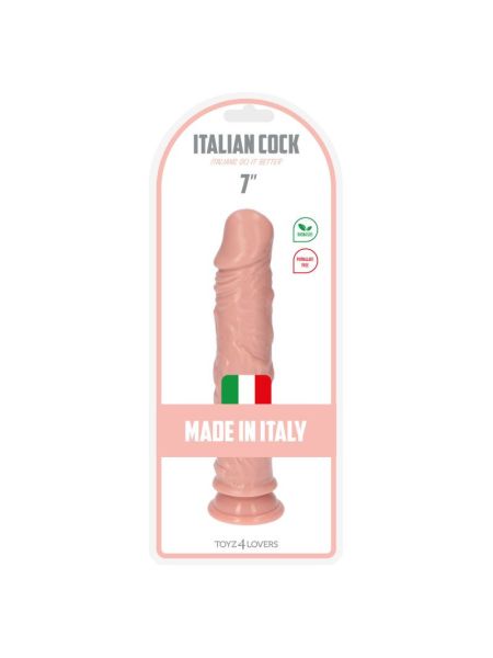 Realistyczne cieliste dildo z przyssawką 18 cm - 2