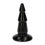 Zatyczka analna korek plug czarny silikonowy 13 cm - 3