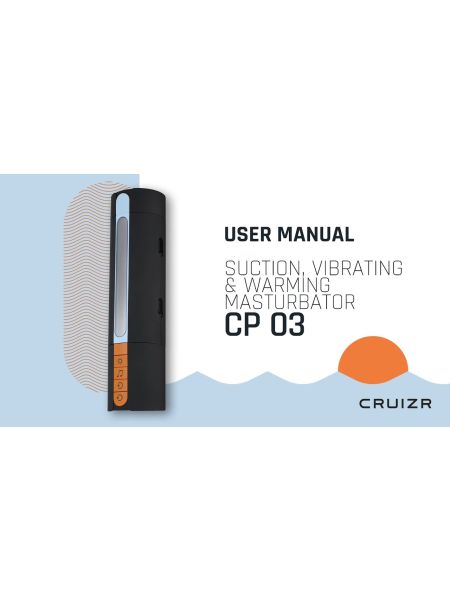 CRUIZR-CP03 Deluxe Vibrating And Sucking Automatic Masturbator With Adapter - 7