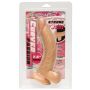 Cieliste dildo wyżyłowany penis z przyssawką 19 cm - 2