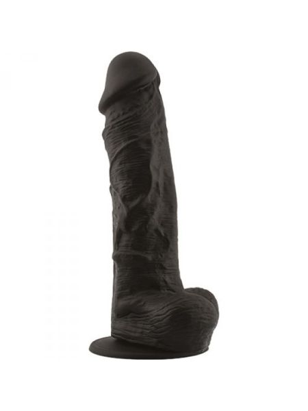 Czarne dildo rozmiar xxl duże grube mocne sex 28cm - 2