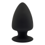 Czary duży korek analny sex zatyczka silikon 9cm - 2