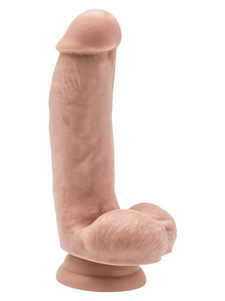 Członek na przyssawce dildo realistyczne sex 15cm