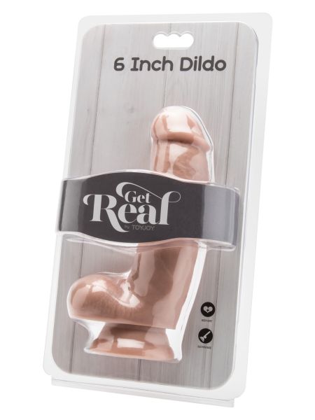 Członek na przyssawce dildo realistyczne sex 15cm - 2