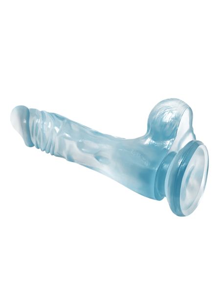 Członek żelowy z jądrami penis realistyczny 22cm - 4