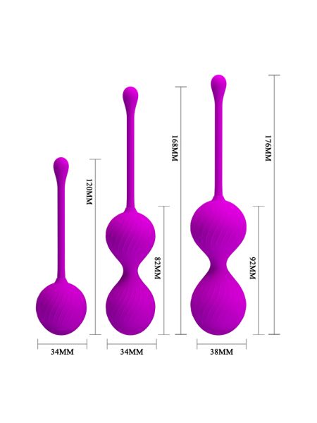 Kulki gejszy zestaw treningowy Pretty Love Kegel Ball - 8