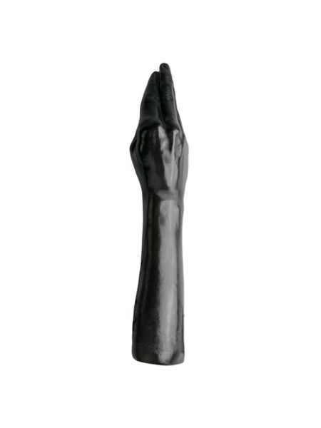 Czarne dildo do fistingu w kształcie ręki 43 cm - 2