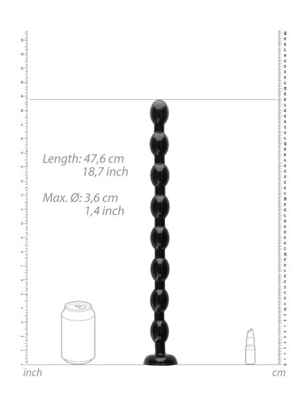 Kulki zatyczka korek analny wodoodporny 74 cm - 3