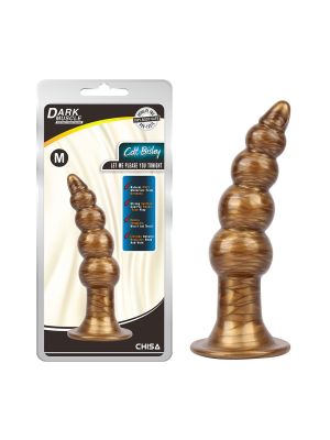 Dildo analne sonda kulkowa stożek sex korek 14cm