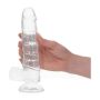 Silikonowe grube dildo z mocną przyssawką 19,5 cm - 3