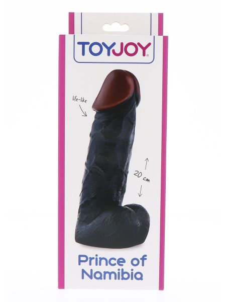 Dildo czarne realistyczny penis sex członek 20cm - 4