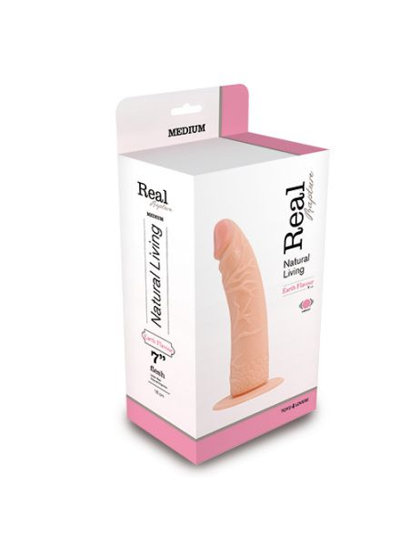 Dildo członek wibrator penis z przyssawką sex 18cm