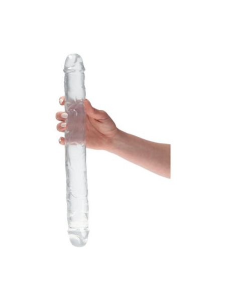 Podwójne dildo końcówkami do sexu waginy i anusa - 2