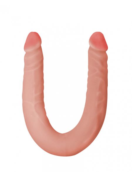 Dildo dwustronne penis członek sex cyberskóra 44cm - 2