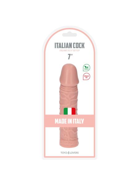 Gruby cielisty realistyczny penis żylasty 18 cm - 7