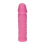 Gruby różowy realistyczny penis żylasty 18 cm - 2