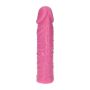 Gruby różowy realistyczny penis żylasty 18 cm - 5