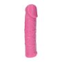 Gruby różowy realistyczny penis żylasty 18 cm - 6