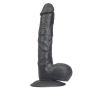 Dildo jak penis duże jądra mocna przyssawka 23cm - 2