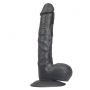 Dildo jak penis duże jądra mocna przyssawka 23cm - 3